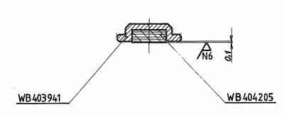 ventilni čep - komplet WB 404 145-U